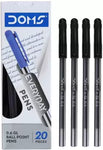 DOMS EveryDay Ball Pen Black Pack of 60 Pens Ball Pen  (Pack of 60, Ink Color - Black)