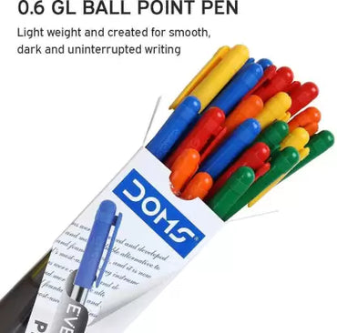 DOMS Everyday Ball Pen  (Pack of 50, Ink Color - Blue)