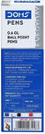 DOMS Everyday Ball Pen Blue Pack Of 60 Pens Ball Pen  (Pack of 60, Ink Color - Blue)