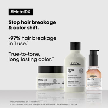 L'Oreal Professionnel Metal Dx Shampoo + Metal Dx Mask + Metal Dx Oil (300 ml + 250 ml + 50 ml)