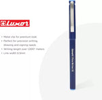 LUXOR Finewriter 05 Assorted Colors Fineliner Pen  (Pack of 10, Ink Color - Beige)