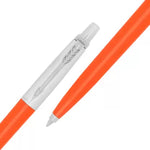 PARKER Pin Stripe Diary Combo with Jotter Standard | Chrome Trim |Orange Body Color| Ball Pen  (Pack of 2, Ink Color - Blue)