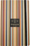 PARKER Pin Stripe Diary Combo with Jotter Standard | Chrome Trim |Orange Body Color| Ball Pen  (Pack of 2, Ink Color - Blue)
