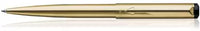 PARKER Vector Gold Roller Ball Pen & Ball Pen With Card Holder Pen Gift Set  (Pack of 2, Ink Color - Blue)