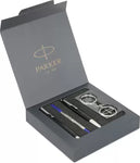 PARKER Vector Standard Roller Ball Pen & Ball Pen With Parker Keychain Pen Gift Set  (Pack of 2, Ink Color - Blue)
