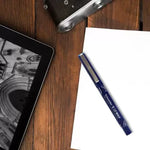Luxor Schneider LX MAX | Needle Tip | 0.5 mm | 1000+ Meters Writing Length | German Technology Roller Ball Pen  (Pack of 4, Ink Color - Blue)