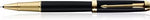 PARKER Ambient Laque Black Gold Trim Roller Ball Pen