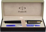 PARKER Ambient Laque Black Gold Trim Roller Ball Pen