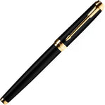 PARKER Ambient Laque Black Gold Trim Roller Ball Pen