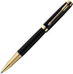 PARKER Ambient Laque Black Gold Trim Roller Ball Pen