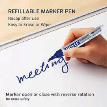 DOMS Marker pen Marker Ink  (Pack of 2, Ink Color - Black)
