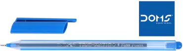 DOMS Trio-matic Fine Point Triangle Ball Pen  (Pack of 20, Ink Color - Blue)